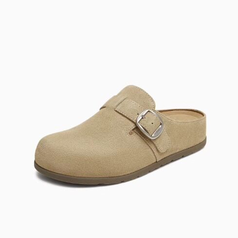 Teenmix/天美意女厚底包头半拖鞋