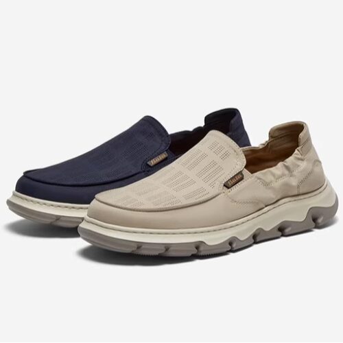 BATA/拔佳休闲透气一脚蹬乐福鞋