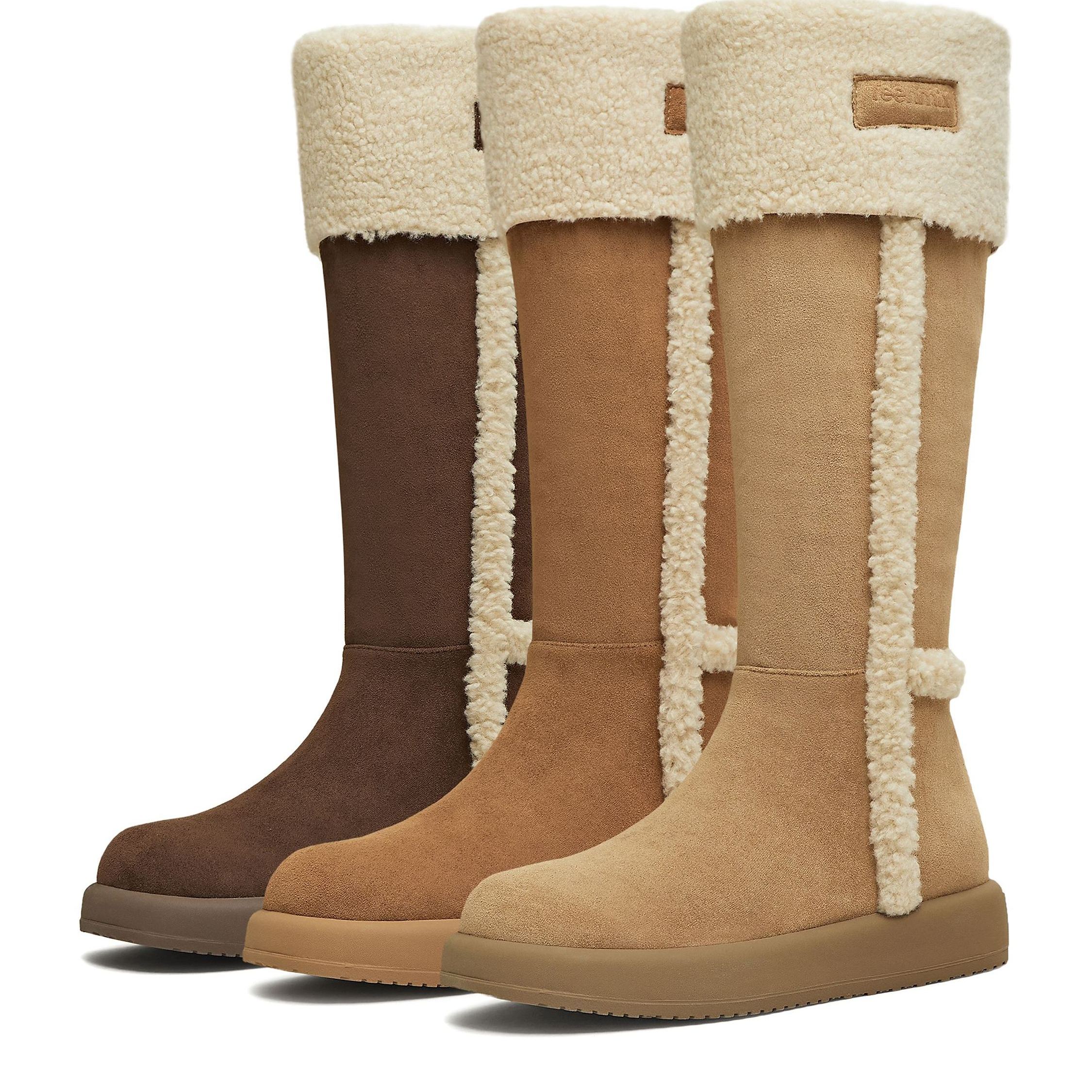 Teenmix/天美意女靴雪地靴高筒靴