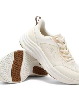 专柜正品森达轻便健步鞋女2026夏款厚底休闲运动老人鞋XXT01BM6