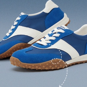 专柜正品拔佳2026春季新款女鞋复古德训鞋厚底运动休闲鞋AZX28AM6