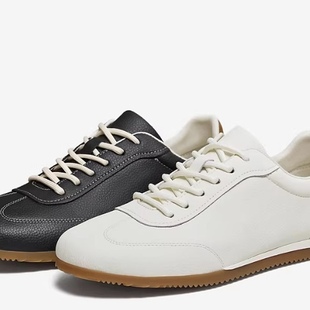 男鞋 新款 百搭休闲鞋 系带潮鞋 QJC01AM6 专柜正品 小白鞋 他她2026春季