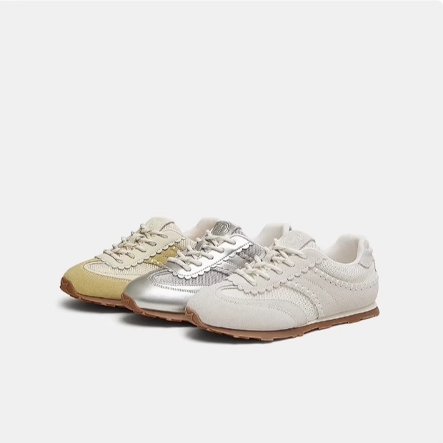 TATA他她复古轻便阿甘鞋平底休闲