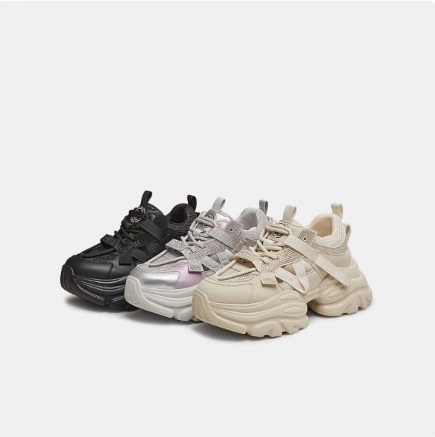 TATA他她厚底休闲老爹鞋轻便透气