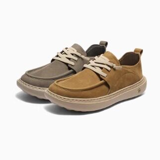 Belle/百丽厚底真牛皮休闲工装鞋