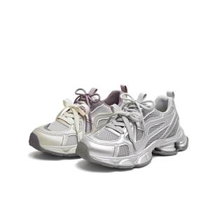 专柜正品 女双鞋 带复古厚底老爹休闲运动鞋 KD146AM6 天美意2026春款