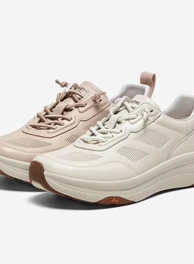 专柜正品拔佳2025秋新款女鞋厚底牛皮舒适通勤运动休闲鞋1S112CM5