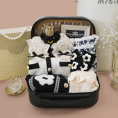 新生婴儿衣服女宝宝四季 裙小香风公主裙满月百天周岁礼盒 洋气套装