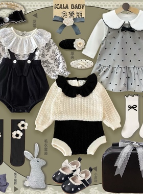 秋季新品婴儿礼物满月新生儿见面礼盒公主套装送礼初生周岁女