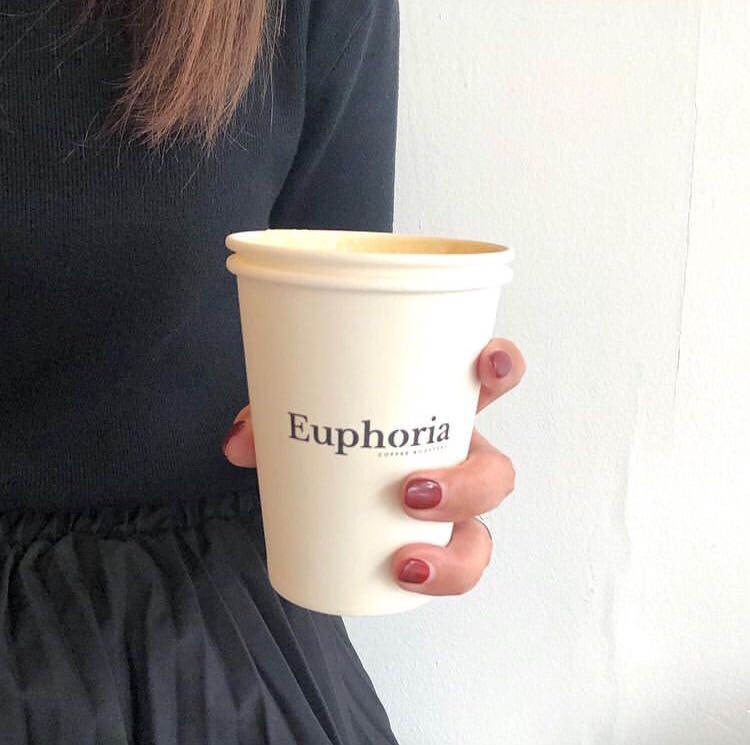 韩风ins冷淡纯色热饮纸杯带盖