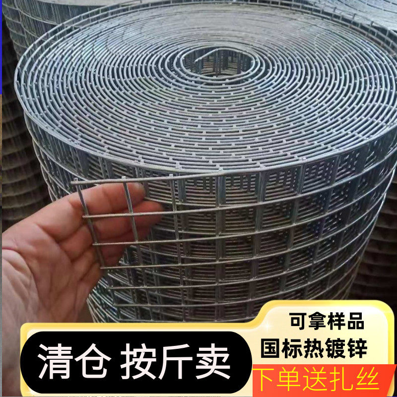 加粗铁丝网防护栏 热镀锌电焊钢丝网 鸟笼养殖笼防护网 可定制铁