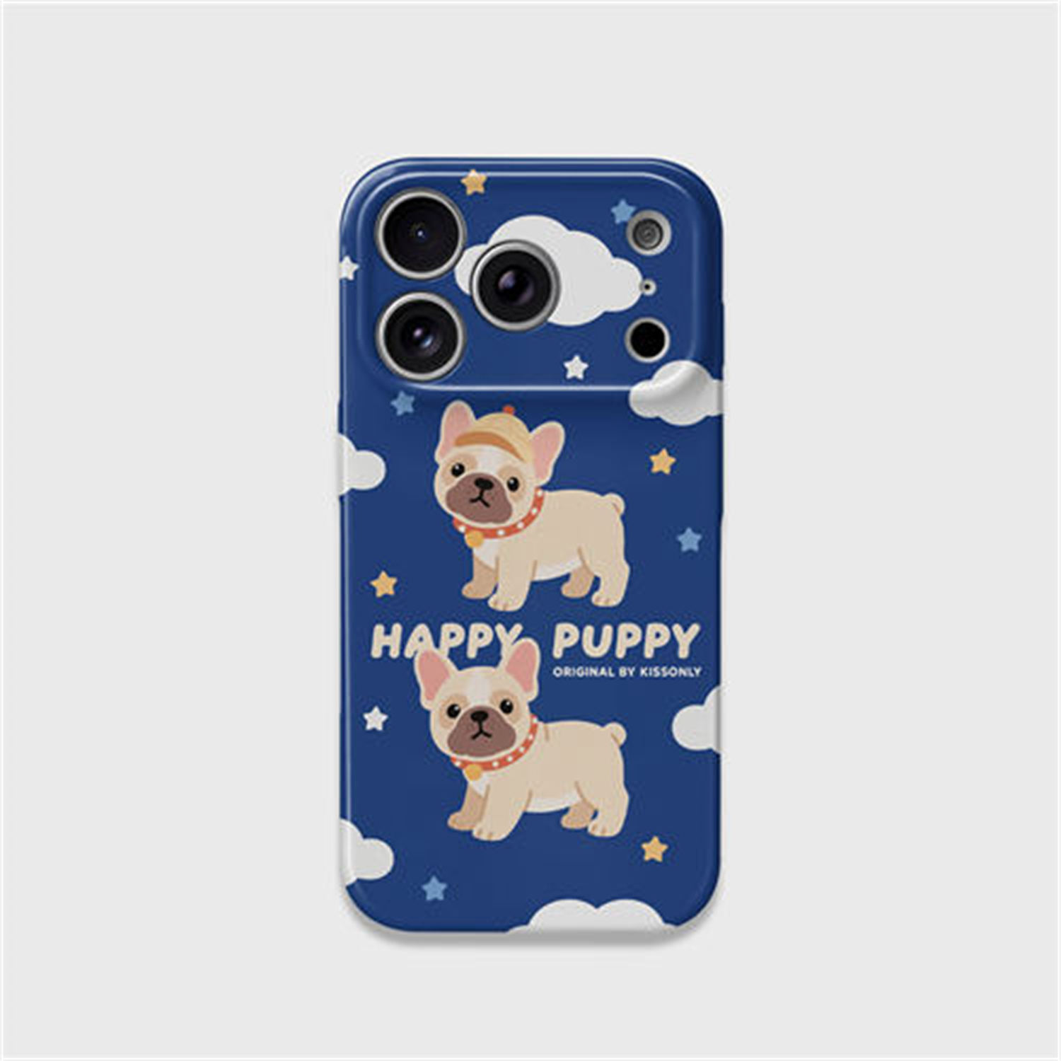 法斗犬Q版可爱全包菲林手机壳