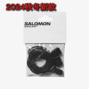 XT6鞋 带越野跑步3D 带黑白色 Kit快速鞋 Salomon萨洛蒙Quicklace