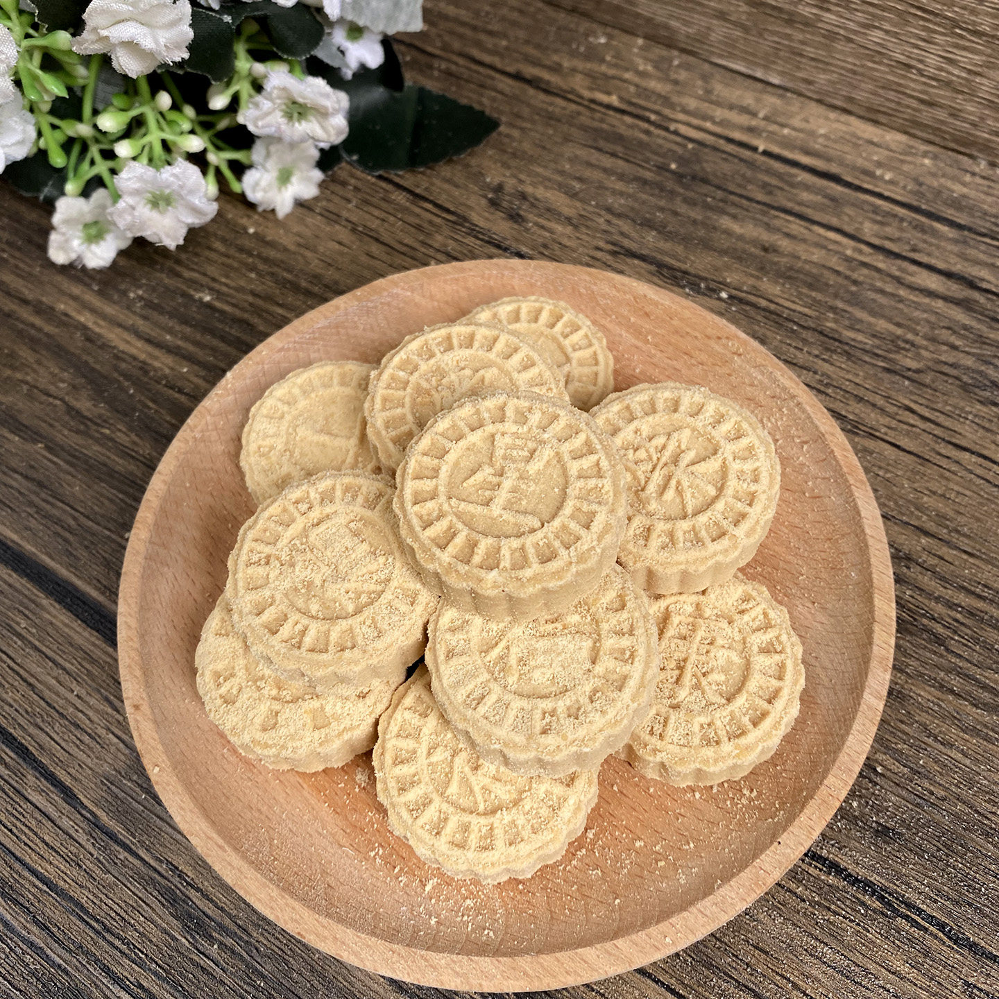 广东特产客家零食贺年解馋食品粒粒椰蓉杏仁饼新春送礼伴手信休闲