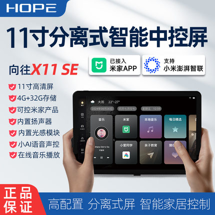 Hope向往X11 SE分离式智能家居中控屏主机11寸全屋语音音响面板