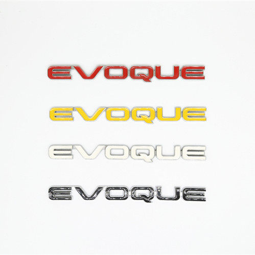 路虎揽胜极光后尾车标EVOQUE英文车尾标陆风丰X7改装车尾厢标志
