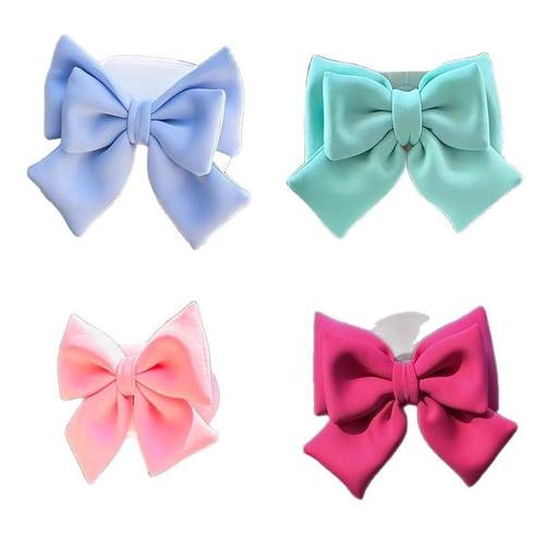 适用滑雪车头diy创意背后雅迪小牛爱玛蝴蝶结装饰个性靠背头盔