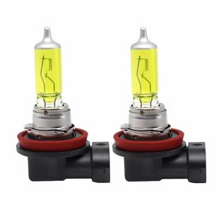 适用汽车灯泡黄金眼雾灯H8H11H3H16雾行者12v超亮前大灯H1H4H7