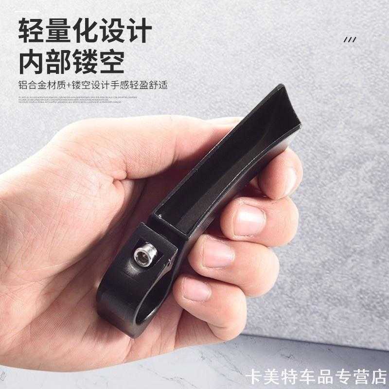 适用加厚铝合金小副把山地死飞折叠自行车付把一体成型无焊接牛