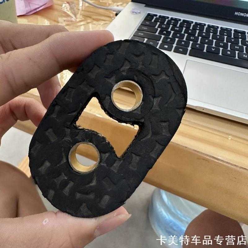 用三轮摩托车消声器宗申万虎三轮车摩托车消声器缓冲橡胶吊耳固定