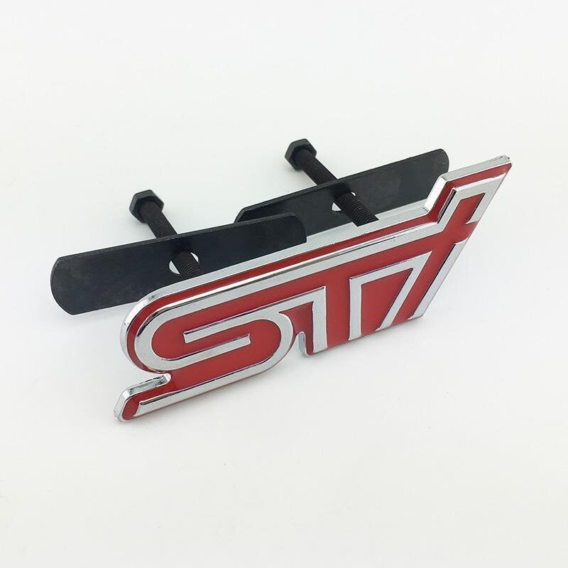 适用力狮尾标格栅标斯巴鲁STI车标志翼豹车尾森林人标牌改装车