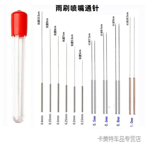 出水孔雨刷喷水口通堵针包邮