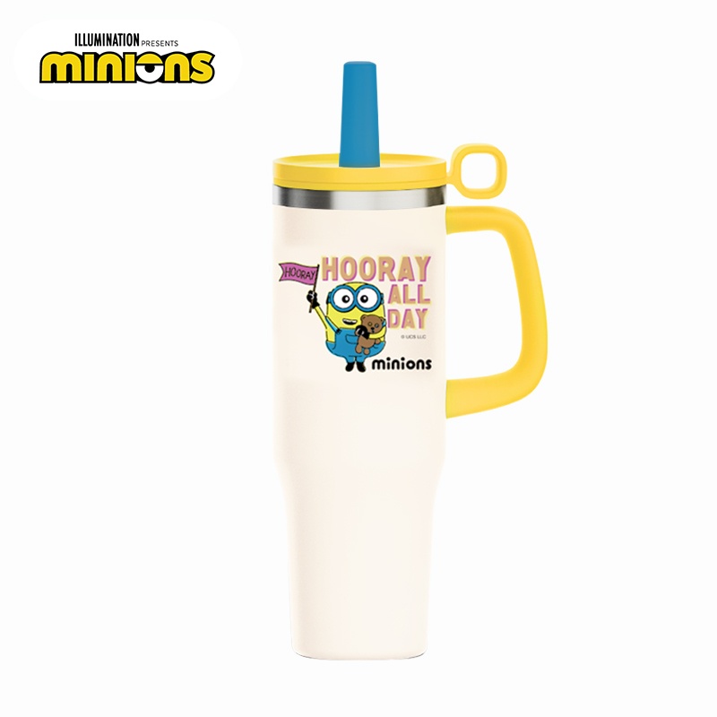 大容量可爱不锈钢小黄人保温保冷