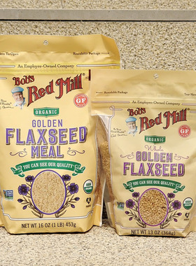 美国熟亚麻籽粉即食代餐生酮膳食粉BOBS RED MILL FLAXSEED MEAL