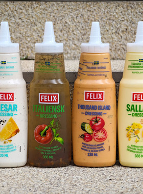 瑞典菲力原味沙拉酱凯撒色拉酱水果蔬菜沙拉轻食餐SALAD DRESSING