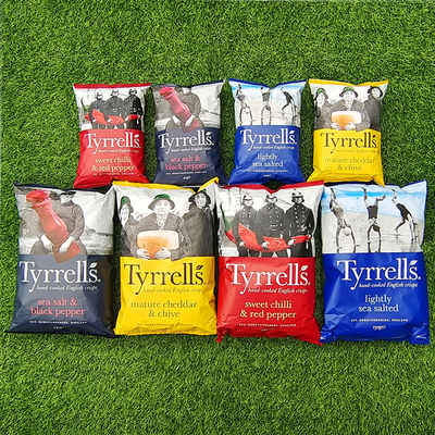 英国进口泰瑞香葱切达奶酪味薯片