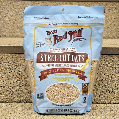 美国钢切燕麦粒煮燕麦粥早餐麦片