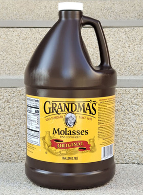 大桶美国进口发酵糖蜜烘焙原味黑糖浆GRANDMAS ORIGINAL MOLASSES