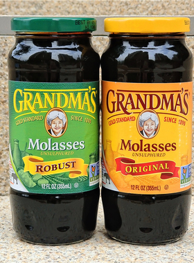 美国经典原味黑糖蜜浓缩糖浆奶茶店用烘焙姜饼GRANDMAS MOLASSES