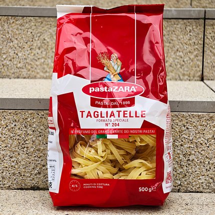 赞乐宽卷形意面意大利干扁面条进口蛋形面PASTA ZARA TAGLIATELLE
