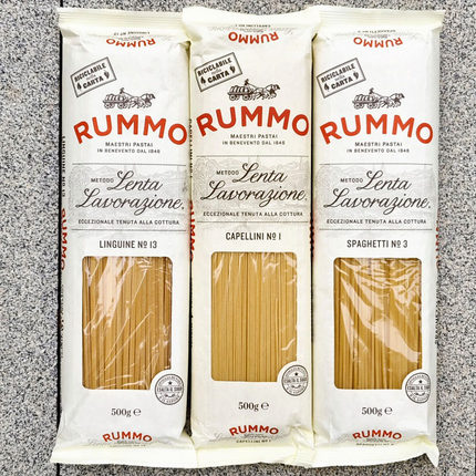 金巧意进口意大利面长形圆面意粉扁面条特细面条RUMMO SPAGHETTI