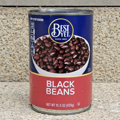 美国进口盐水黑豆罐头蔬菜沙拉豆