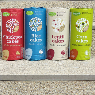 RICE CAKES波兰谷物圆饼糙米饼鹰嘴豆饼玉米饼扁豆饼CORN CAKES