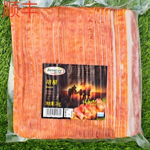 生制培根片原味五花肉咸猪肉切片