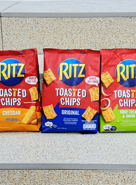 卡夫乐之奶酪香脆饼干酸奶油洋葱味烘烤脆片饼RITZ TOASTED CHIPS