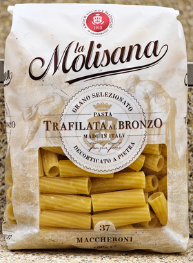 斜纹直通形意大利面长形通心粉通管型意面LA MOLISANA MACCHERONI