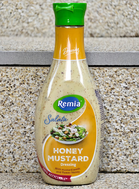 蜂蜜芥末味沙拉酱三文鱼海鲜沙律酱色拉酱HONEY MUSTARD DRESSING
