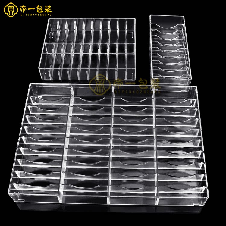 高透明亚克力手镯盘珠宝银手镯首饰盘玉器手镯展示托盘展示道具