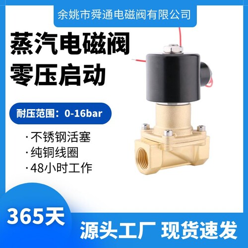 STZL耐高温蒸汽电磁阀活塞式热油4分 6分一寸AC220VDC24V全铜线圈