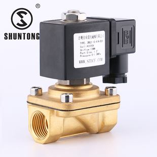 2WS2膜片式 电磁阀常压10公斤4分6分一寸进水零压力铜阀