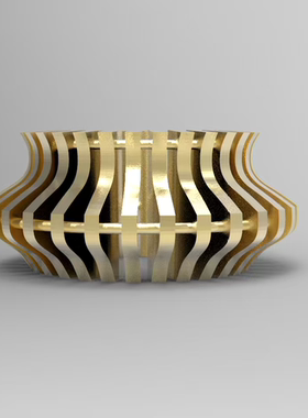 CHALLAN 原创设计【透光追迹】纯银镀金女士小众独特造型设计