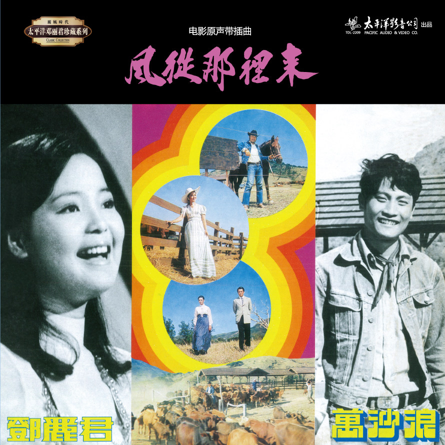 太平洋影音邓丽君&万沙浪 风从那里来LP黑胶唱片33转留声机唱盘