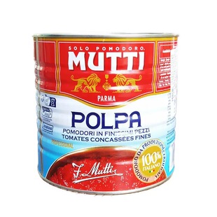 MUTTI牧蒂碎番茄罐头2.5kg意大利进口西餐意粉意面酱商用