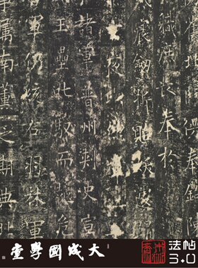唐诸葛思祯李孝同碑 真正1:1超清专业复制楷书字帖书法挂画绢长卷