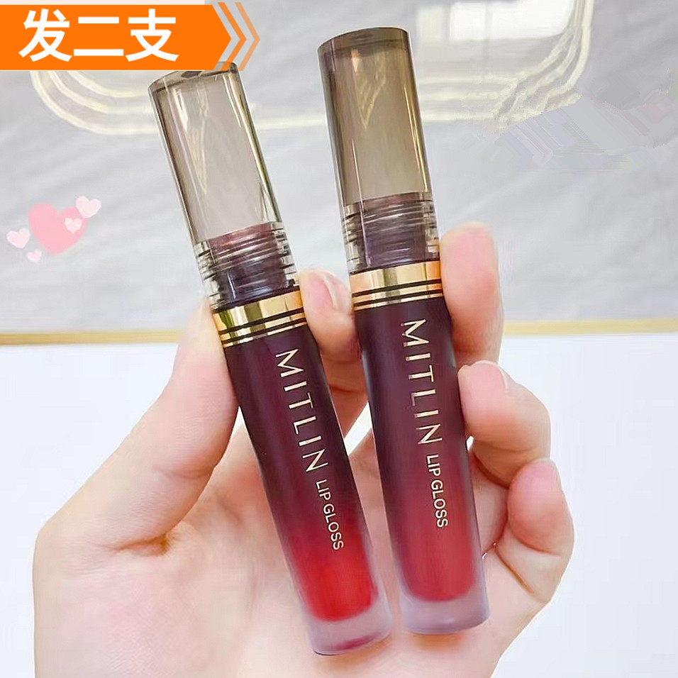 米之莲柔雾慕斯唇釉保湿轻薄雾面丝绒持久不拔干口红哑光显白学生