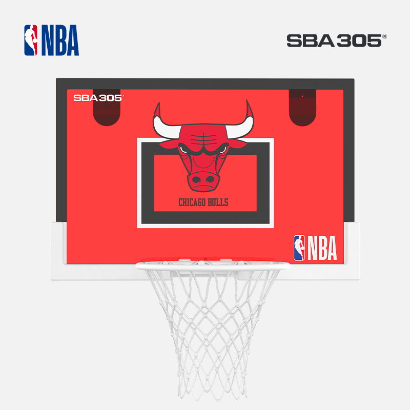 SBA305官方NBA联名 篮球框可折叠免打孔壁挂式迷你篮球架儿童室内